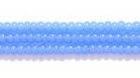Czech Seed size 11 opal blue opalescent
