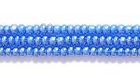 Czech Seed size 11 capri blue transparent luster