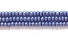 Czech Seed size 11 navy blue opaque luster