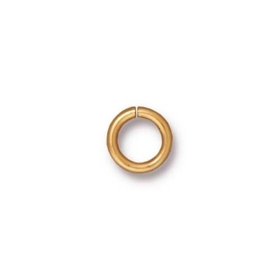brass 8mm with 5mm I.D. - 16g open jumpring jumpring gold finish | jumpring