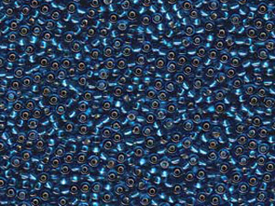 Japanese Miyuki Glass Seed Bead Size 11 - Capri Blue - Silver Lined