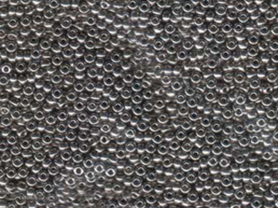 Japanese Miyuki Glass Seed Bead Size 11 - Nickel Plate - Metallic Finish