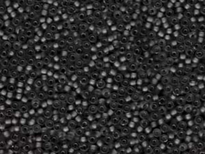 Japanese Miyuki Glass Seed Bead Size 11 - Black - Opaque Semi-matte Finish