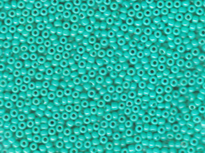 Japanese Miyuki Glass Seed Bead Size 11 - Turquoise Green - Opaque Finish