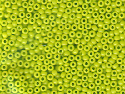 Japanese Miyuki Glass Seed Bead Size 11 - Chartreuse - Opaque Finish