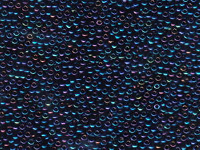 Japanese Miyuki Glass Seed Bead Size 11 - Blue Iris - Metallic Iridescent Finish