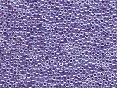 Japanese Miyuki Glass Seed Bead Size 11 - Lilac - Ceylon Finish