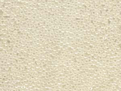 Japanese Miyuki Glass Seed Bead Size 11 - Ivory - Ceylon Finish