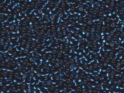Japanese Miyuki Glass Seed Bead Size 11 - Dyed Blue Zircon - Silver Lined