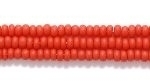 Czech Glass Seed Bead Size 11 - Dark Red - Opaque Matte Finish