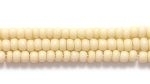 Czech Glass Seed Bead Size 11 - Tan - Opaque Finish