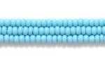 Czech Glass Seed Bead Size 11 - Turquoise Blue - Opaque Finish