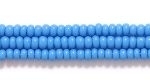 Czech Glass Seed Bead Size 11 - Deep Turquoise Blue - Opaque Finish