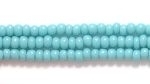 Czech Glass Seed Bead Size 11 - Turquoise Green - Opaque Finish