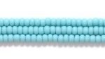 Czech Glass Seed Bead Size 11 - Turquoise Green - Opaque Matte Finish
