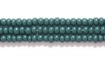 Czech Glass Seed Bead Size 11 - Forest Green - Opaque Finish