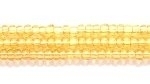 Czech Glass Seed Bead Size 11 - Topaz - Transparent Finish