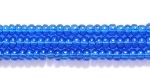 Czech Glass Seed Bead Size 11 - Capri Blue - Transparent Finish