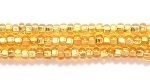 Czech Glass Seed Bead Size 11 - Gold - Silver Lined