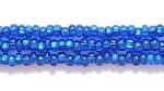 Czech Glass Seed Bead Size 11 - Capri Blue - Silver Lined
