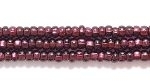 Czech Glass Seed Bead Size 11 - Deep Amethyst - Silver Lined