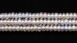 Czech Glass Seed Bead Size 11 - Crystal - Transparent Iridescent Finish