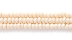 Czech Glass Seed Bead Size 11 - Pearl Eggshell - Opalescent Finish