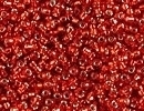 Japanese Miyuki Glass Seed Bead Size 15 - Flame Red - Silver Lined