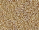 Japanese Miyuki Glass Seed Bead Size 15 - 24k Light Gold Plated - Metallic Finish