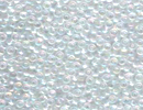 Japanese Miyuki Glass Seed Bead Size 15 - Crystal AB - Transparent Iridescent Finish