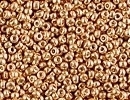 Japanese Miyuki Glass Seed Bead Size 15 - Yellow Gold - Galvanized Finish