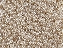 Japanese Miyuki Glass Seed Bead Size 15 - Sparkle Beige - Color Lined