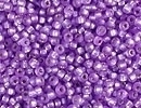 Japanese Miyuki Glass Seed Bead Size 15 - Purple - Silver Lined Semi-frost