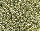 Japanese Miyuki Glass Seed Bead Size 15 - Golden Olive - Transparent Luster Finish