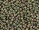 Japanese Miyuki Glass Seed Bead Size 15 - Golden Olive - Opaque Luster Finish