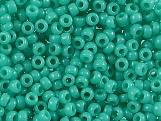 Japanese Miyuki Glass Seed Bead Size 15 - Turquoise - Opaque Finish