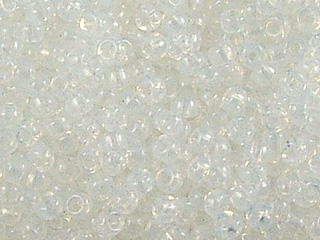 Japanese Miyuki Glass Seed Bead Size 15 - White Opal - Opalescent Finish