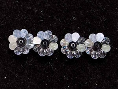 Swarovski Crystal 6mm Daisy Bead 3700 - Crystal - Clear - Transparent Finish