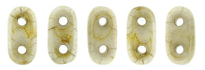 CzechMate Bar Seed Beads - Picasso - Opaque Luster Finish | 2 x 6mm 2 Hole CzechMate Bars