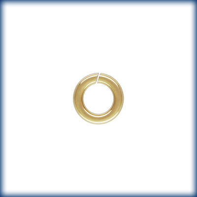 4mm 20 Gauge Jumplock Jumpring - Goldfill Finish - 24 Pack | Base Metal Jumprings | Findings for Making Jewelry