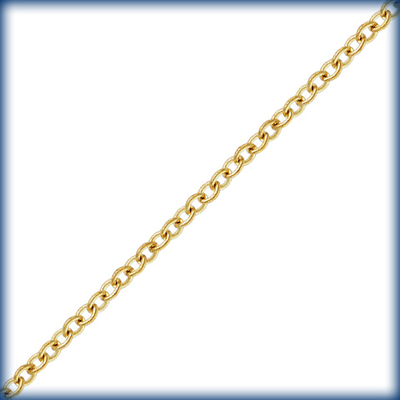 1.1mm Goldfill Tiny Round Link Cable Chain | Gold Filled Chains for Making Jewelry