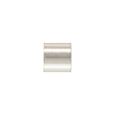 2 x 2mm Tube Crimp Bead - Sterling Silver - 48 Pack | Metal Findings for Making Jewelry