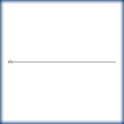 sterling silver 1.5 inch headpin, medium, 22g headpin silver | headpin