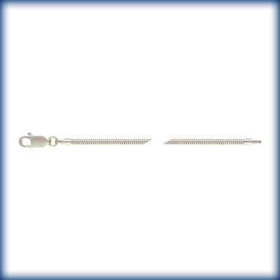sterling silver finished snake chain Chain 1.6mm, 18 inch | Chain