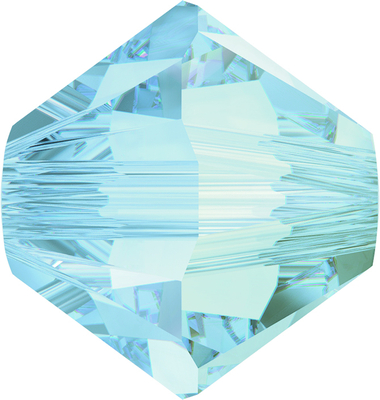 Swarovski Crystal 3mm Bicone Bead 5328 - Crystal Blue Shade - Transparent with Finish