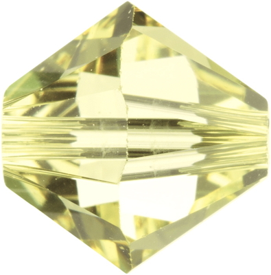 Swarovski Crystal 3mm Bicone Bead 5328 - Jonquil - Pale Yellow - Transparent Finish