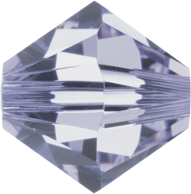 Swarovski Crystal 3mm Bicone Bead 5328 - Provence Lavender - Transparent Finish