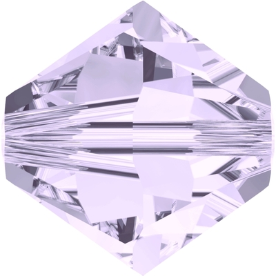 Swarovski Crystal 3mm Smoky Mauve Bicone Bead 5328 withTransparent Finish