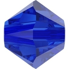 Swarovski Crystal Beads 4mm bicone 5328 majestic blue transparent | Swarovski Crystal Beads