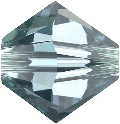 Swarovski Crystal 4mm Bicone Bead 5328 - Indian Sapphire - Blue - Transparent Finish